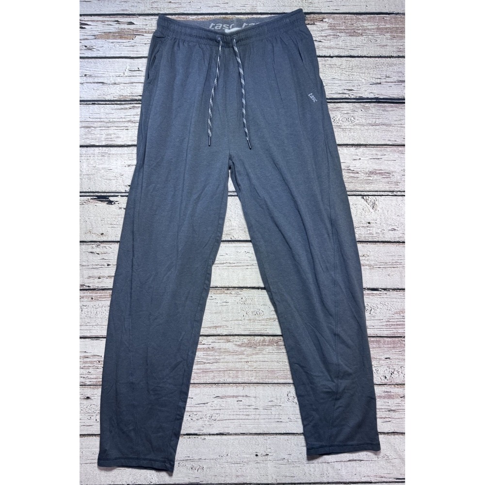 TASC Performance Athletic Training Pants Men's Medium‎ Lightweight Gray Bamboo